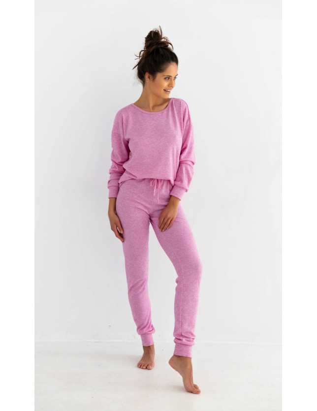 Pink női pizsama Pinkey dł/r S-XL - 1