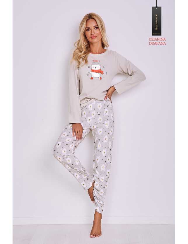 Karácsonyi női pizsama Aniela 2845 dł/r S-XL Z'23 - 1