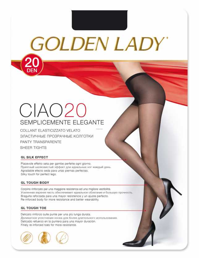 Lycra harisnya Golden Lady Ciao 20 den 2-4 - 1