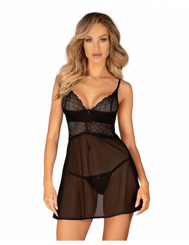 Szexi babydoll Obsessive Chemeris Babydoll XS-2XL - 1