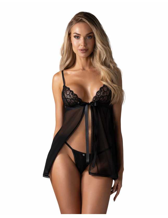 Komplet Obsessive Blomentis Babydoll XS-2XL - 1