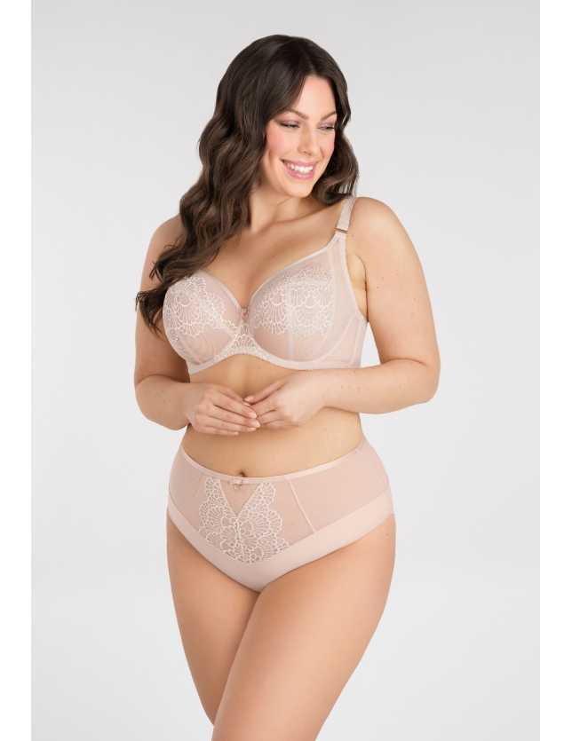 Soft merevítős melltartó Gorsenia K 855 Just Beige - 1